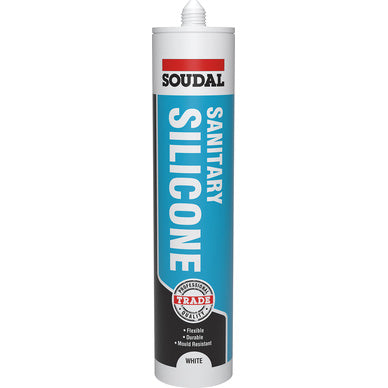 Everbuild Soudal Trade Sanitary Silicone 290ml White