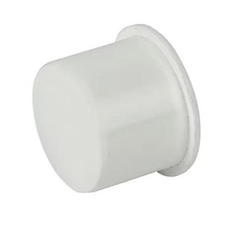 40mm Push Fit Socket Plug White