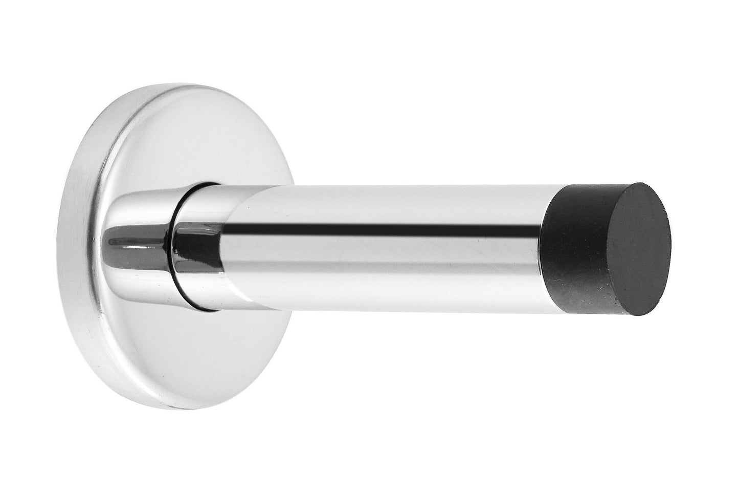 Eclipse Solid Stainless Steel Projection Door Stop Polished Chrome