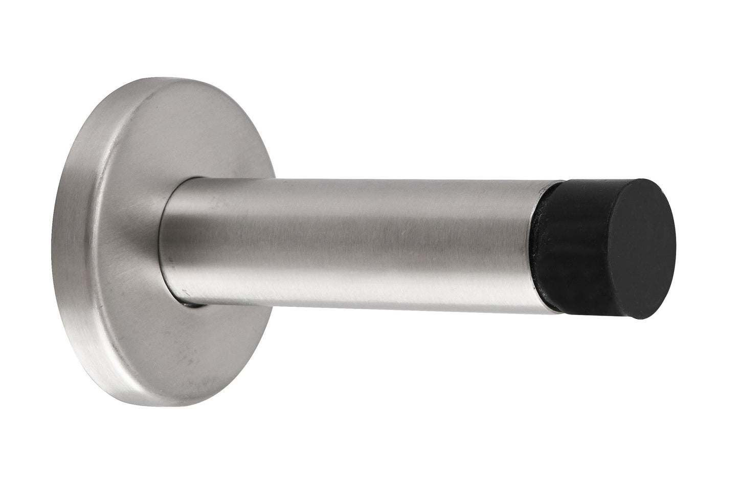 Eclipse Solid Stainless Steel Projection Door Stop Satin Chrome