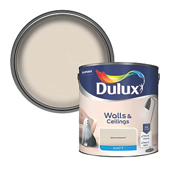 Dulux 2.5Ltr Natural Hessian Matt Emulsion Paint