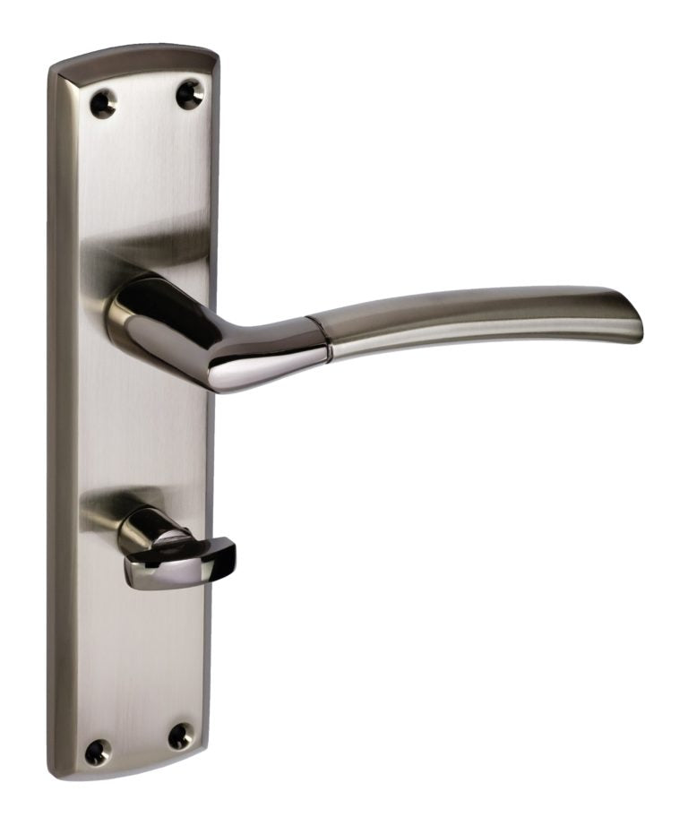 Tifosi Lever Bathroom Handle Satin/Black Nickel