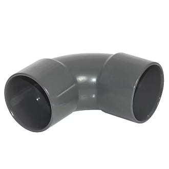 32mm Solvent Weld 90 Degree Swept Bend Grey