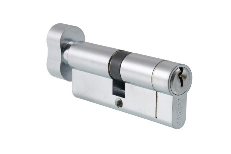 Eclipse Thumb Turn Anti Snap Euro Cylinder 40/40 Chrome