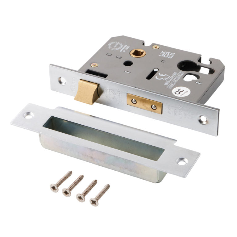 Eclipse 76mm Euro Profile Sashlock Chrome