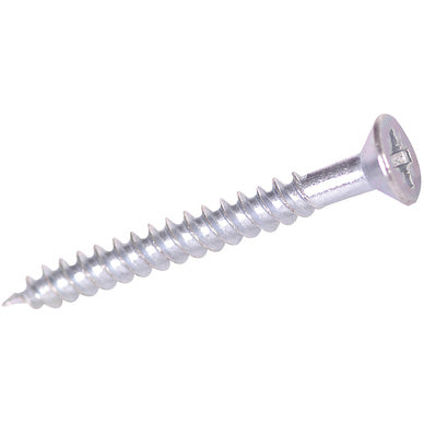 ForgeFix Twinthread Countersunk Zinc Pozi Screw 5/8" x 6 - Box of 200