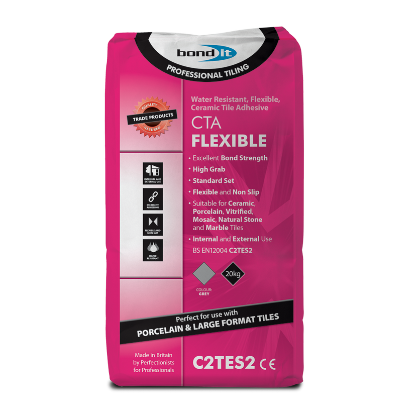 Bond It CTA FLEXIBLE - Flexible Tile Adhesive Grey 20kg