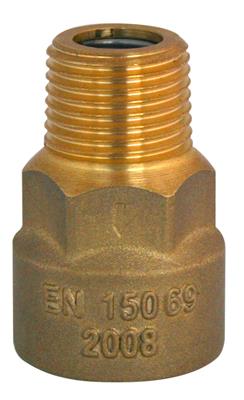 Gas Cooker Hose 1/2" Angled Bayonet Socket