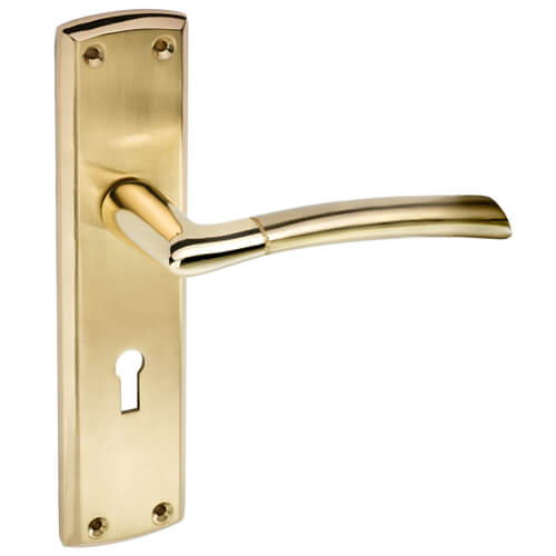 Tifosi Lever Lock Handle Polished/Satin Brass