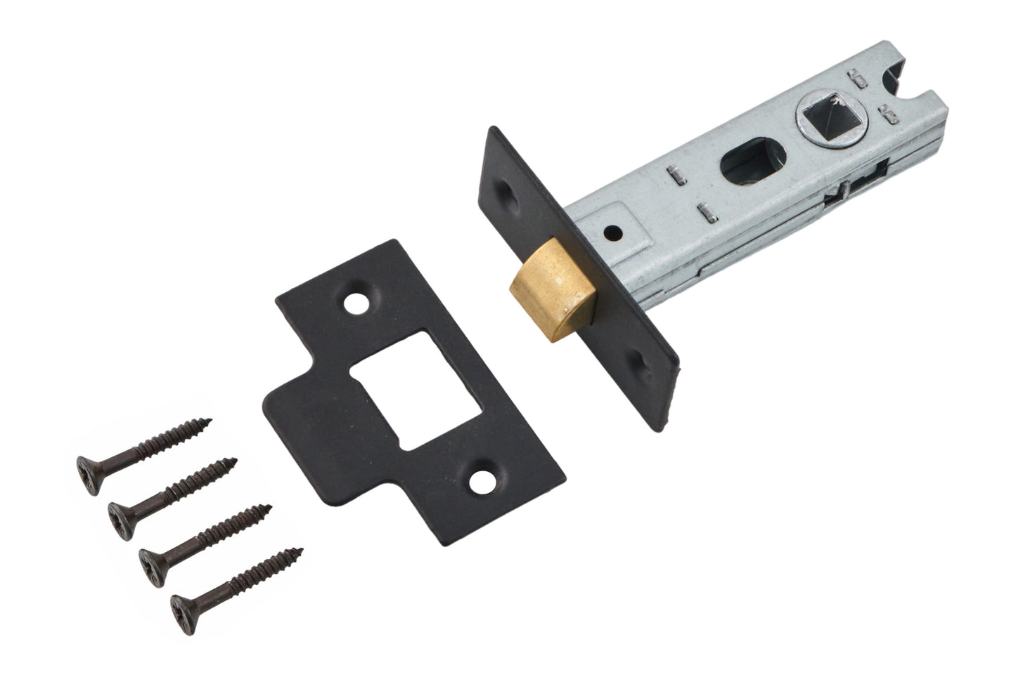 Eclipse Tubular Door Latch 63mm Black