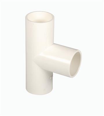 Overflow Solvent Weld Tee White