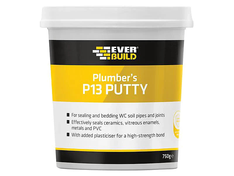 Everbuild Plumbers Putty 750g