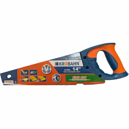 Krobahn Fine Cut Hardpoint Hand Saw 11TPI - 14"