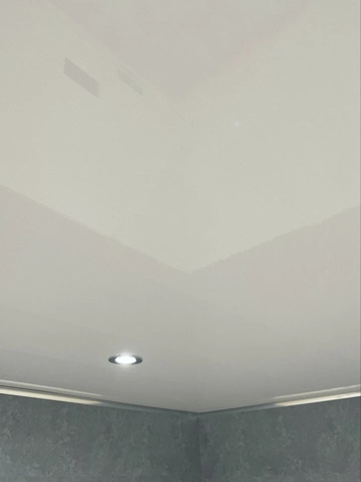 8mm Ceiling Panel Cladding 250 x 2700mm - White Gloss