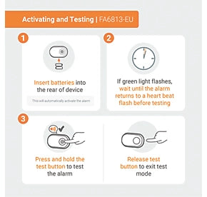 FireAngel Battery Standalone Carbon Monoxide Alarm FA6813