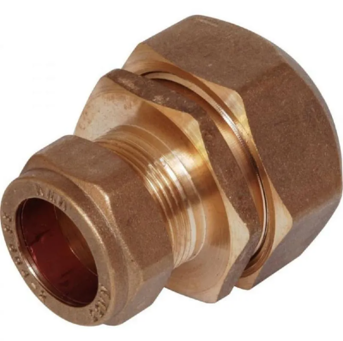 Compression MDPE to Copper Coupler - 25mm x 22mm