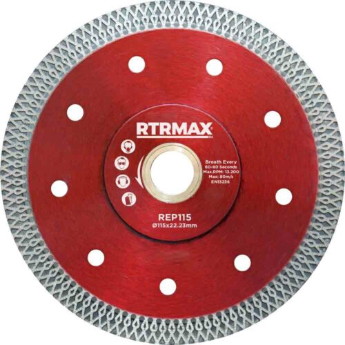 115mm Diamond Cutting Disc 0.8mm Ultra Thin Angle Grinder Blade Porcelain Tile