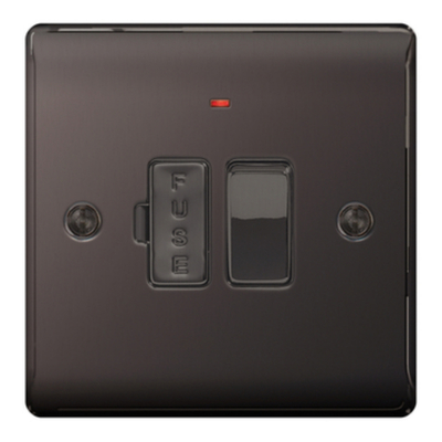 BG Nexus Metal Black Nickel 13A Switched Spur Neon