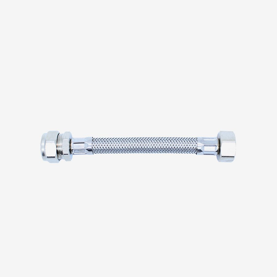 Flexible Tap Connector 1/2" x 15mm - 150mm Long