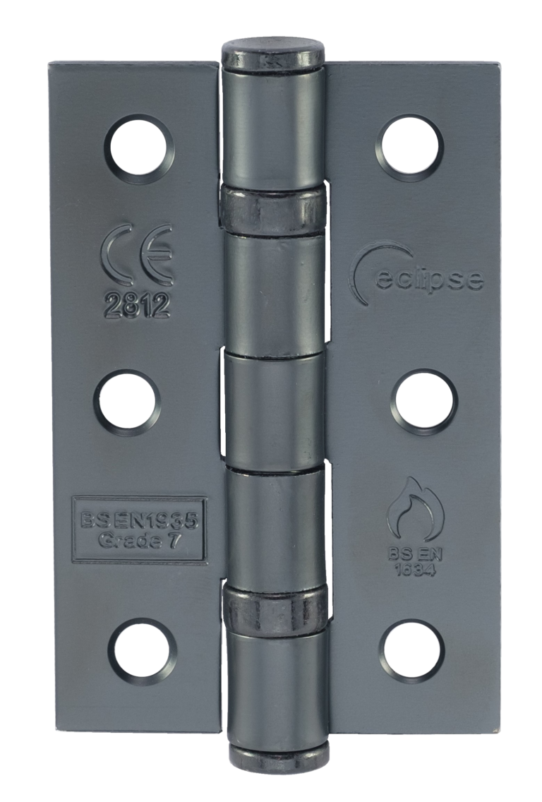 Eclipse 3" Ball Bearing Hinge Grade 7 Black 2pk