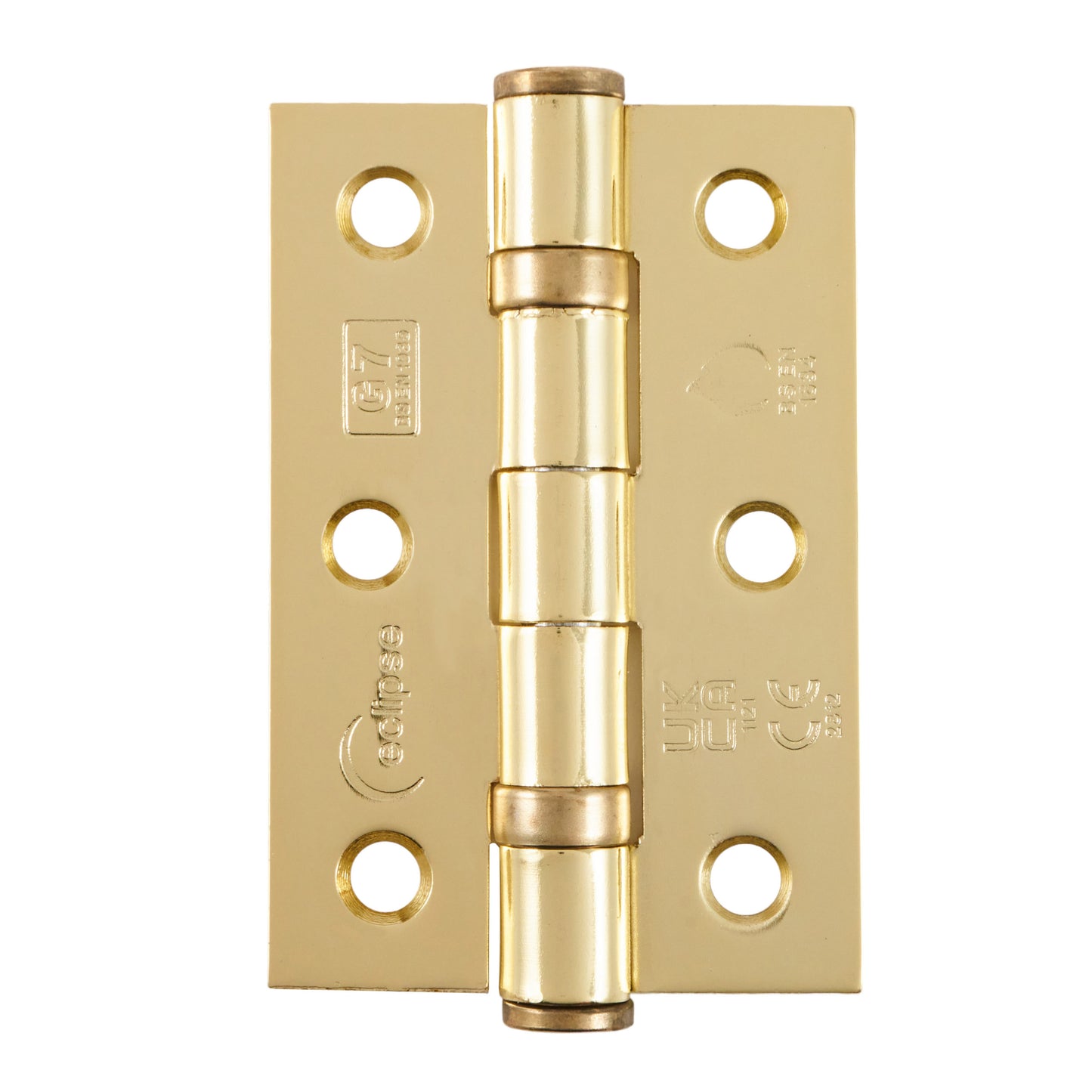 Eclipse 3" Ball Bearing Hinge Grade 7 Brass 2pk