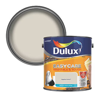 Dulux EasyCare Washable & Tough 2.5Ltr Egyptian Cotton Matt Emulsion Paint