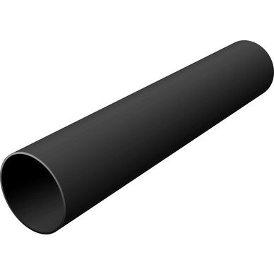 68mm Round Down Pipe 4m Black