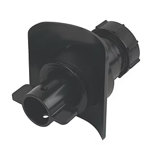 McAlpine Mechanical Pipe Boss Connector Black 32mm