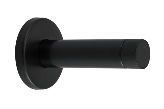 Eclipse Solid Stainless Steel Projection Door Stop Black