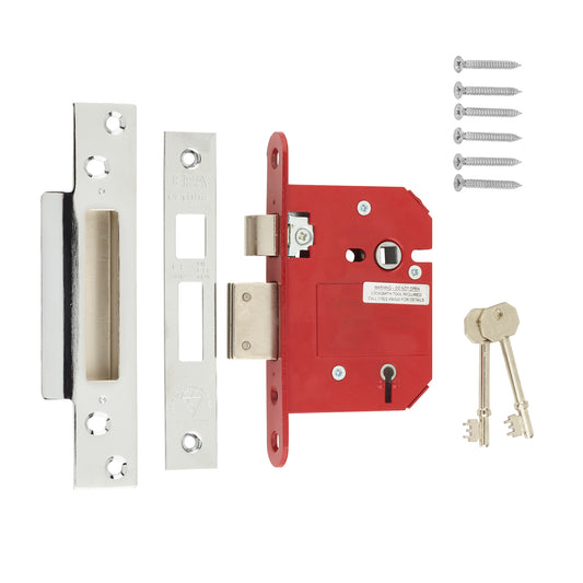 Era Fortress 5 Lever Sashlock 3" Chrome