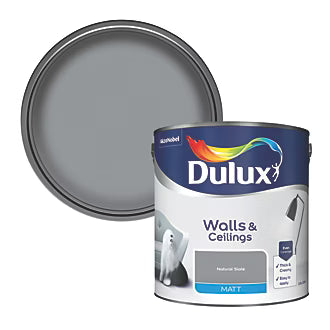 Dulux 2.5Ltr Natural Slate Matt Emulsion Paint