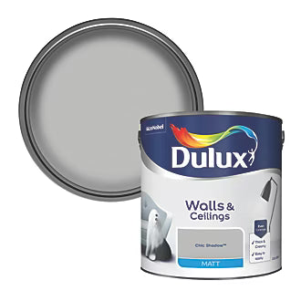 Dulux 2.5Ltr Chic Shadow Matt Emulsion Paint