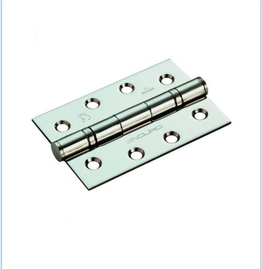 Carlisle Eurospec 4inch 102mm Grade 11 Fire Door Hinge - Polished Chrome