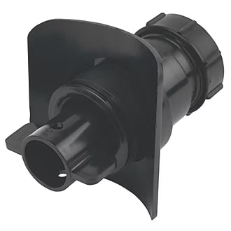 McAlpine Mechanical Pipe Boss Connector Black 40mm