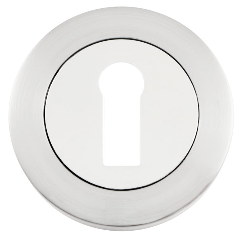 Eclipse Sashlock Escutcheon 2pk Satin Chrome