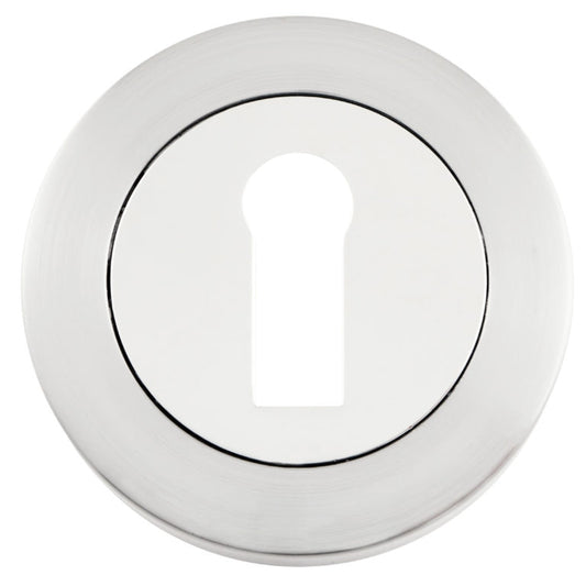 Eclipse Sashlock Escutcheon 2pk Satin Chrome