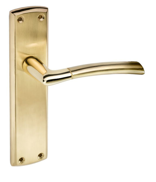 Tifosi Lever Latch Handle Polished/Satin Brass