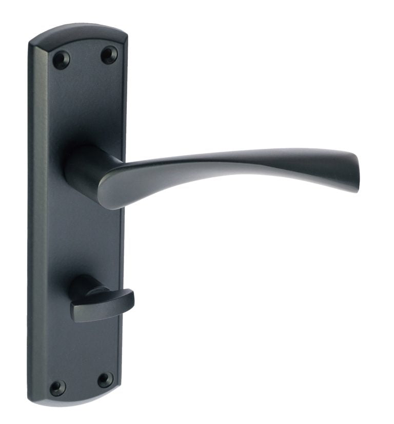 Monza Lever Bathroom Handle Matt Black