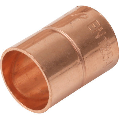Copper End Feed Coupler Imperial 22mm x 3/4"