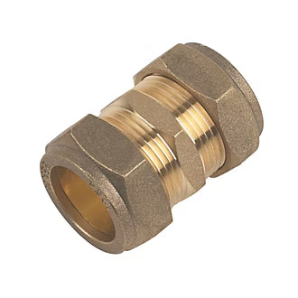 Brass Compression Straight Coupler