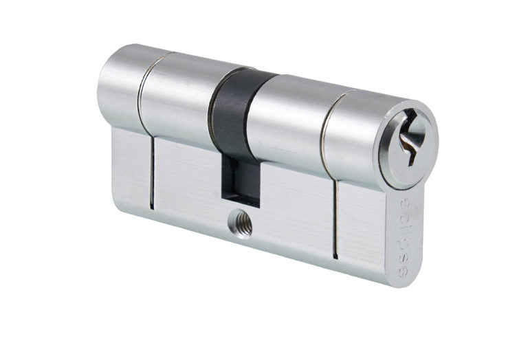 Eclipse Euro Anti-Snap Cylinder 35/35 Lock Satin Nickel
