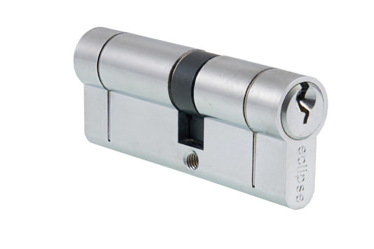 Eclipse Euro Anti-Snap Cylinder 45/55 Lock Satin Nickel
