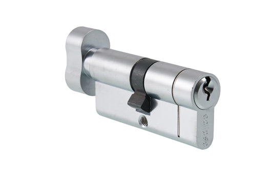 Eclipse Thumb Turn Anti Snap Euro Cylinder 35/35 Chrome