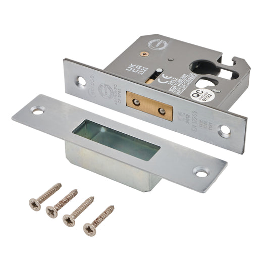 Eclipse 63mm Euro Profile Deadlock Chrome