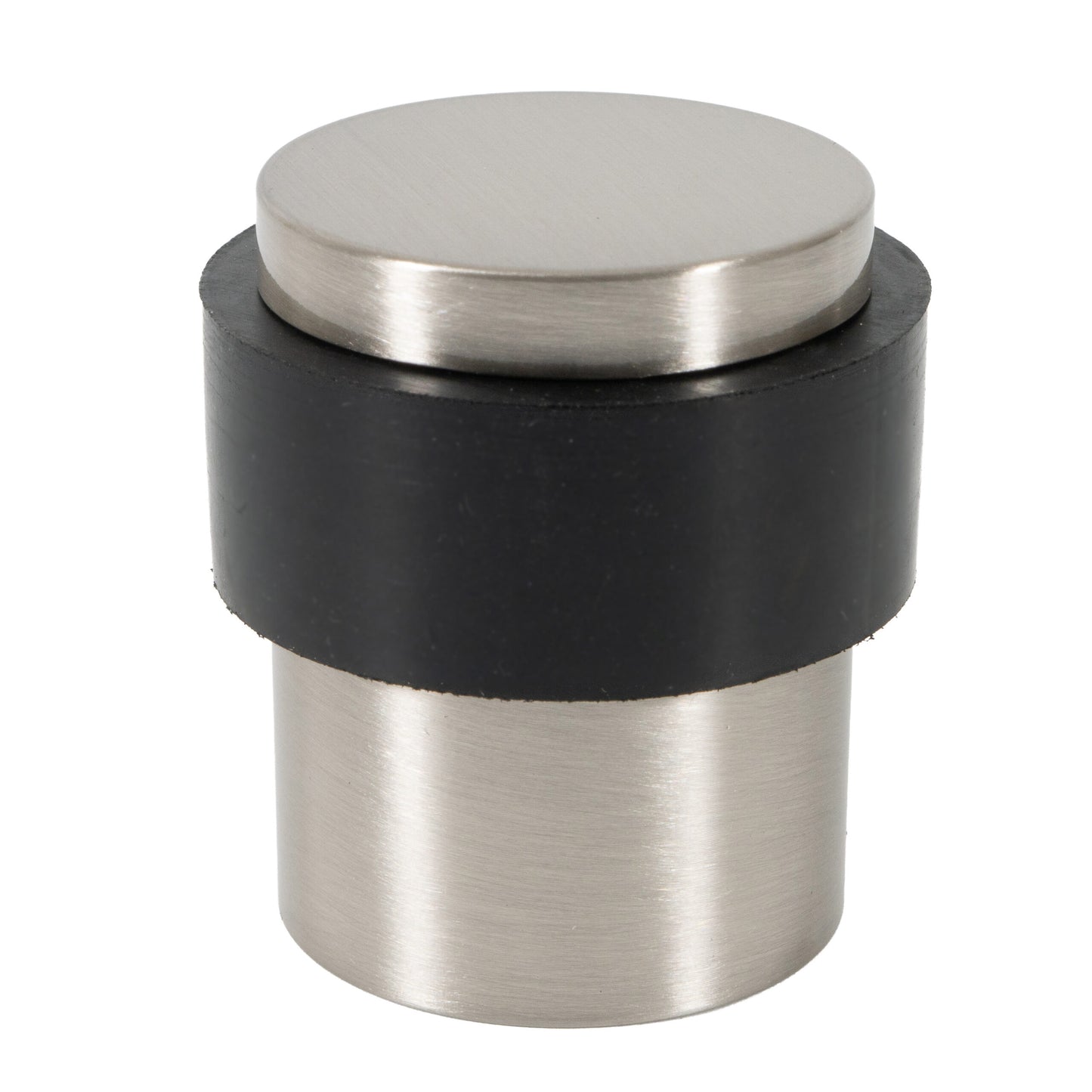Eclipse 30mm Buffered Floor Door Stop Satin Chrome