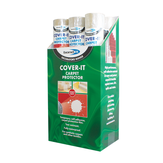 Bond It COVER-IT Adhesive CARPET PROTECTOR 625mm x 25m