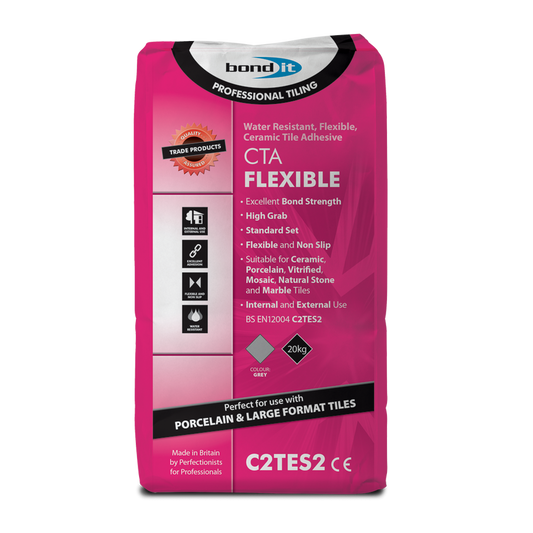 Bond It CTA FLEXIBLE - Flexible Tile Adhesive Grey 20kg