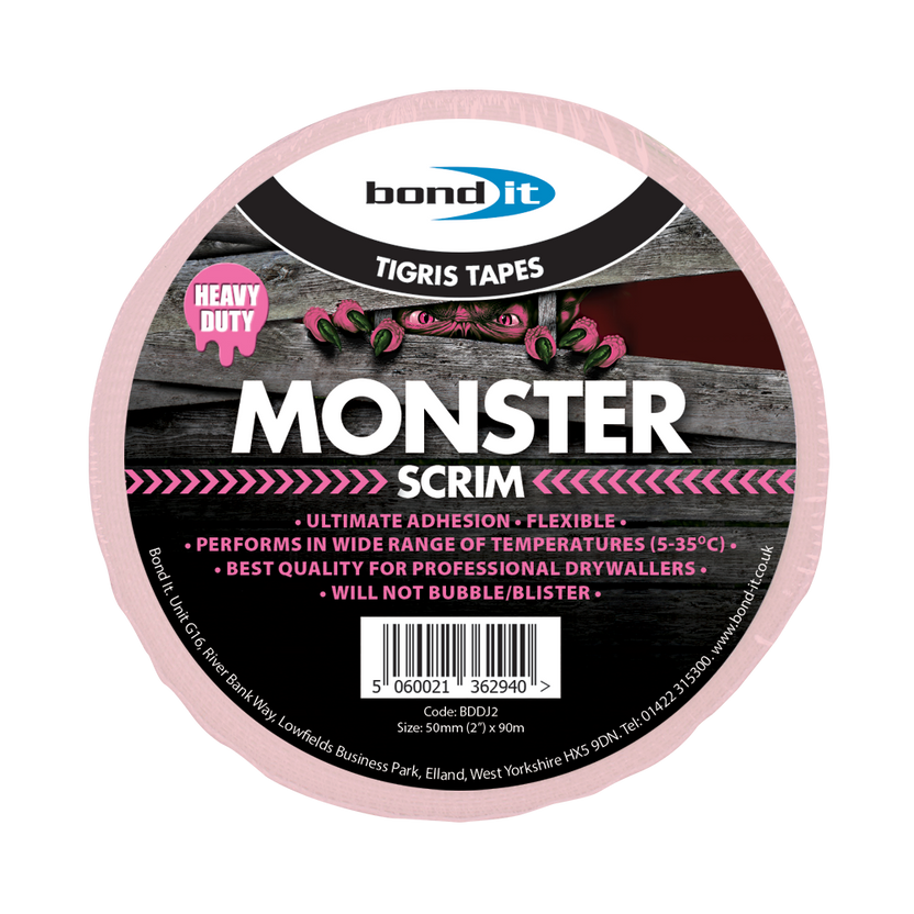 Bond It MONSTER SCRIM DRYWALL TAPE - 48mm x 90m