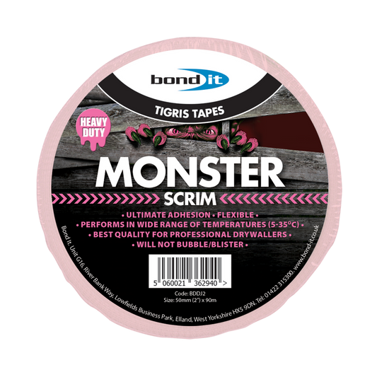 Bond It MONSTER SCRIM DRYWALL TAPE - 48mm x 90m