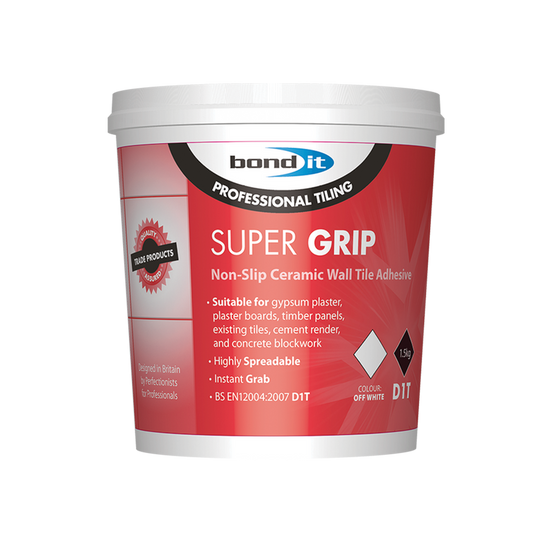 Bond It SUPERGRIP - Ready Mix Non Slip Tile Adhesive 1.5kg